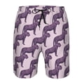 thumbnail image 3 of Goofa Leopard Print Printed Mens Swim Trunks Summer Quick Dry Short Beach Swimwear Bathing Suits-XX-Large, 3 of 9