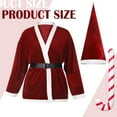 thumbnail image 2 of 12 ft Giant Sized Skeleton Costume Set Christmas Santa Suit and Hat Inflatable Christmas Candy Cane for Garden Lawn Indoor Outdoor Props Decor (Skeleton Not Included), 2 of 6