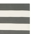 thumbnail image 4 of SAFAVIEH Montauk Saranna Striped Cotton Runner Rug, Grey/Ivory, 2'3" x 13', 4 of 5