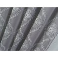 thumbnail image 4 of Oliva Gray Arcadia Embroidered Panel - 54x90" Silver, 4 of 5