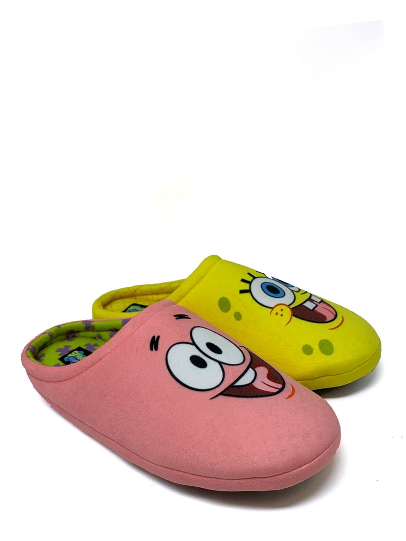 SpongeBob SquarePants &‎ Patrick Star Mismatched Slippers – Adult Size 11/12 SpongeBob SquarePants & Patrick‎ Star Mismatched Slippers  main image 3