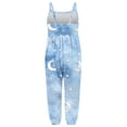 thumbnail image 5 of EGNMCR Toddler Baby Girl Jumpsuit One Piece Sleeveless Strap Romper Pant Summer Outfit Clothes-Blue-4-5T, 5 of 6