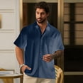 thumbnail image 5 of Mens Hawaiian Shirt, Short Sleeves Lapel Button Down Graphic Short Sleeve Blouse Hop Pattern Funny Hawaiian Shirts Button Down Dressy Casual Tops, 5 of 6