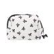 thumbnail image 1 of Ofertas Únicas 1 Pc Bolsa Cuadrada con Lazo Colgante Bolsa de Maquillaje Beige Blanco Negro Poliéster, 1 of 1