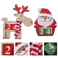 thumbnail image 6 of DiMaddie 1 Set 2 Pcs Decorative Christmas Wooden Calendars Creative Wooden Adornments, 6 of 6