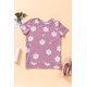 thumbnail image 1 of ABPHQTO Camiseta de mujer estampado floral rosa, 1 of 5