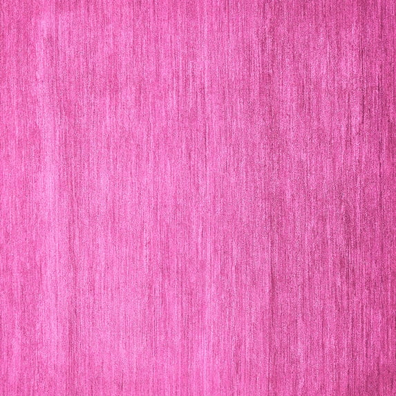 Ahgly Company Indoor Square Abstract Pink Modern Area Rugs, 8' Square