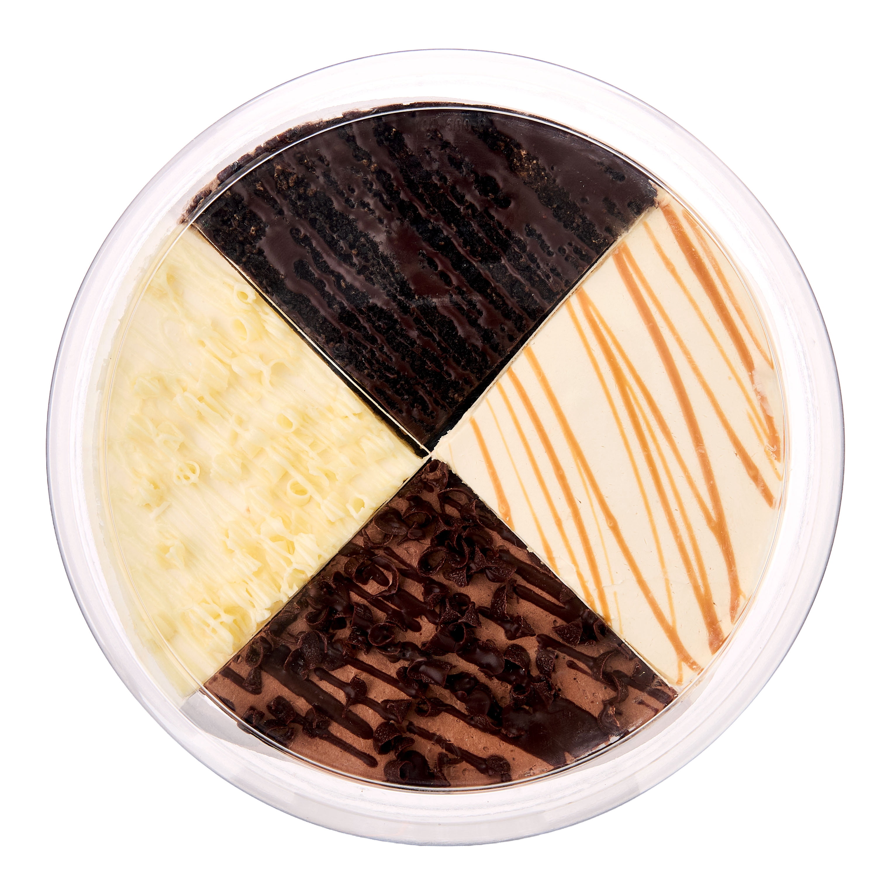 Marketside 8-Inch Variety Mousse Torte Cake, 39.25 oz (Refrigerated)