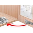 thumbnail image 4 of Cabinet Door Latches With Screws Double Roller Double Latch Stainless Steel Cupboard Locking Latch For Kitchen Cabinet Cupboard And Drawer (12 Pieces), 4 of 4