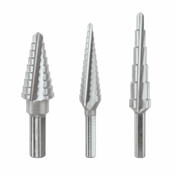 Bosch High Speed Steel Step Drill Bit Set 3Pc