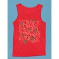 thumbnail image 3 of Vibing Smiley Face Graphic Tee Tank Top Men's, 3 of 3