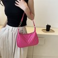 thumbnail image 4 of Bolso de mano de moda para mujer, elegante bolso de mano con decoración de cadena Formal, monederos con clase (rosa), 4 of 9