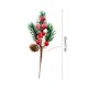 thumbnail image 4 of 1 paquete de agujas largas de pino rojo accesorios para ramas de flores con agujas de pino esquejes de simulación de decoración navideña ramas de frutos rojos de 20 cm ANGGREK  Otros, 4 of 8