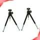 thumbnail image 2 of EeaseMX Mini trípode telescópico de dos segmentos para teléfono móvil, 2 unidades, para fotografía de escritorio, soporte para cámara réflex digital para amigos (negro), 2 of 8