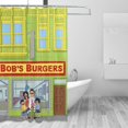 thumbnail image 3 of Bob's Burgers Shower Curtain, Funny Anime Shower Curtain Sets Waterproof Fabric Bathroom Decor with 12 Hooks, 72×72 Inches, 3 of 8