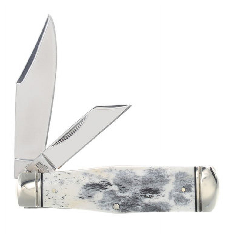 Rough Ryder Knives Rough Ryder Black Appaloosa 30th Anniversary Spade Shield Coke Bottle Knife