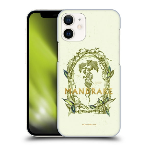 Head Case Designs Officially Licensed Harry Potter Deathly Hallows XXXI Mandrake Hard Back Case Compatible with Apple iPhone 12 Mini