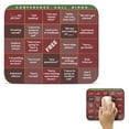 thumbnail image 2 of Keyboard and Mouse Keyboard Office Table Mat Custom Leather Mouse Mat Large Business Multifunctional Table Mat Mouse and Keyboard,Large Mouse Pad,Keyboard and Mouse Pad, 2 of 6