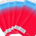 thumbnail image 3 of Red 6 Pack Standard Disposable Plastic Party Tablecloth 54 Inch. x 108 Inch. Rectangle Table Cover By Zimpleware, 3 of 6