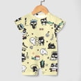 thumbnail image 4 of Badtz Maru Baby Boy Girl Romper Short Sleeve Cotton Bodysuit Outfits Jumpsuit Summer One Piece Clothes, 4 of 8