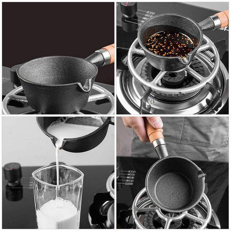 Milk Pot Omelet Pan Gas Stove Induction Cooker Cast Iron Nonstick Saucepan  