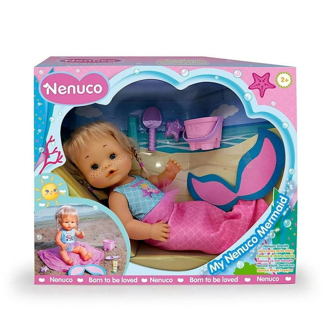 Muñeco Nenuco Con Forma de Sirena Plástico Multicolor