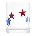 thumbnail image 3 of Thyme & Table 12 fl oz Red and Blue Patriotic Stars Charm Drinking Glasses, Set of 2, 3 of 7