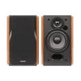 thumbnail image 2 of Edifier R1380DB Active Bluetooth Bookshelf Speakers, Powered Desktop Speaker with Optical Coaxial RCA Input 42W RMS, 2.0 Wireless Studio Monitors for Turntable TV - Wood (Pair), 2 of 5
