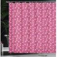 thumbnail image 4 of Ambesonne Cookie Shower Curtain, Macaroons with Cream Graphic, 69"Wx70"L, Pale Fuchsia Dried Rose, 4 of 5
