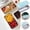 B-02 Home Decor, variant on karymi 1Pc Stainless Steel Double Compartment Snack Containers Grabs and Go Snack Containers Reusable Dishwasher Double Condiment Containers with Lids for Snacks Dips up to 70% off