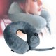 thumbnail image 4 of Almohada inflable para el cuello estilo prensa, almohada para avión de viaje, funda y mochila lavables (verde salvia), 4 of 8