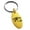 Gold, variant on Stainless Steel Egyptian Eye of Horus Engraved Small Oval Charm Keychain Keyring