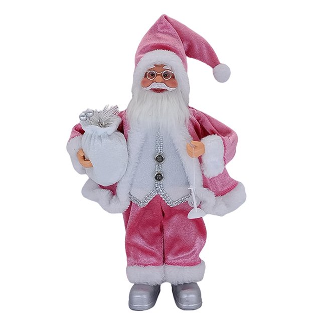 Estatua de travieso CUTICAT Navidad Decoración 17x30cm Figuras de Santa Claus