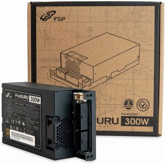 FSP FlexGURU Power Supply Flex ATX 300W 80 Plus Gold Full Modular (FSP300-57FCB)