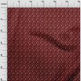 thumbnail image 2 of oneOone Cotton Jersey Dark Red Fabric Leaves & Floral Clip Art Fabric For Sewing Printed Craft Fabric By The Yard 58 Inch Wide, 2 of 4