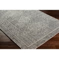 thumbnail image 4 of Lavadora Medium Grey 6'7" Round Global Machine Washable Round Area Rug, 4 of 5