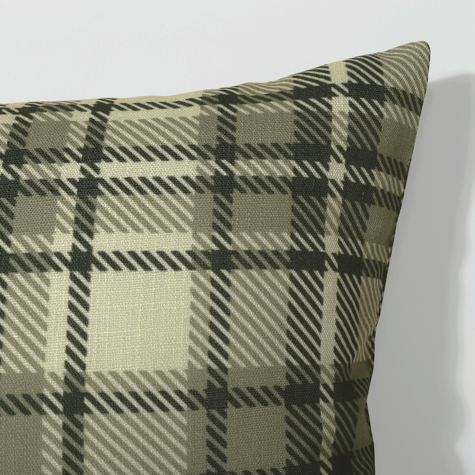 TWOPAGES 20"x20" Print Linen Blend Pillow Cover Pillow Cases Couch Pillows, Set of 1, Latte