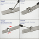 thumbnail image 4 of Correa De Acero Inoxidable Unisex S / M / L 226 mm / 22.6 cm / 8.9 in Para Smart Watch Xiaomi Compatible Con Mi Band 6 / 5 / 4 / 3 En Distintoss Colores Flexible / Ajustable / Confort / Resistente., 4 of 5