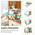 thumbnail image 5 of Dinosaur and Beach Sands Storage Basket Foldable Laundry Basket Shelf Kids Toy Storage Container Organizer with Handles, 5 of 7