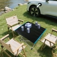 thumbnail image 2 of Portable Camping Table, Lightweight Folding Table, Compact Table with Carry Bag for Beach and Fishing, Adjustable Table for Cooking and Dining、Outdoor Picnic, 2 of 6