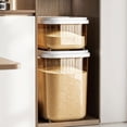 thumbnail image 6 of ANXPTIME Large Capacity Rice Dispenser Sliding Cover Design Kitchen Storage Container, 6 of 16