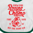 thumbnail image 4 of Inktastic Boxing Champ Boys or Girls Baby Bib, 4 of 4