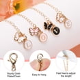 thumbnail image 4 of 3 Piezas de Accesorios de Charm en Forma de Letra S para Vasos con Asa, Charm de Letra en Forma de Mariposa, Negro, Blanco, Rosa, 4 of 6