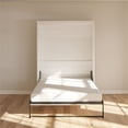 thumbnail image 6 of Pemberly Row Queen Murphy Wall Bed with Memory Foam Mattress in Ivory Oak, 6 of 34
