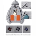 thumbnail image 4 of Heisall Womens Hoodies 2025 Winter Smart Heating Hooded Sweatshirts Thermal Electric-Heated Tops Fashion Loose Casual Electric Heating Apparel, 4 of 5