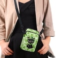 thumbnail image 4 of HELLHERO Clover Cats Adults Adjustable Crossbody Bag 2 Zippers Adjustable Shoulder Strap Crossbody Bag for Casual Travel, 4 of 7