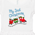thumbnail image 3 of Inktastic My 2nd Christmas Train with Presents and Tree Girls Toddler Dress, 3 of 4