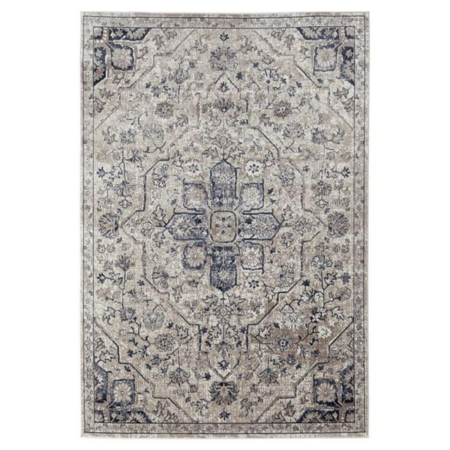 Amer Rug BLM1311511 3 ft. 11 in. x 5 ft. 11 in. Belmont Transitional Power-Loomed Rug, Tan