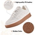thumbnail image 6 of Women's Ribbon Lace-Up Fashion Sneakers Arch Support Walking Shoes, 6 of 6