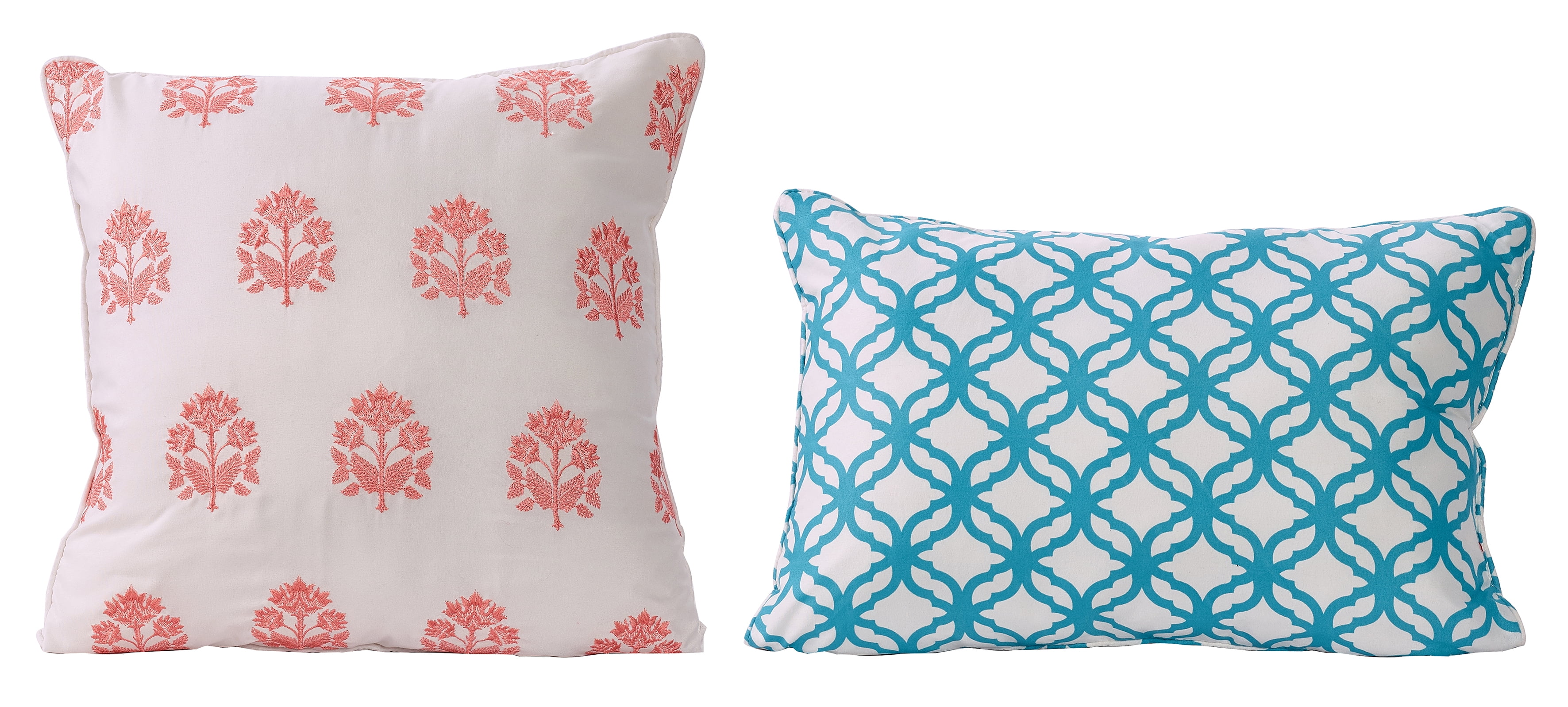 Harper Lane Paris 4-Pieces Blue Coral Quilt Bedding Sets, Twin